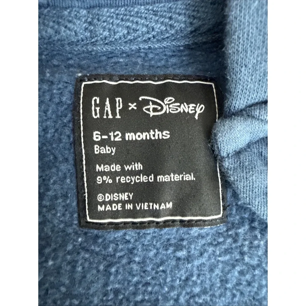 Baby Gap x Disney Baby Mickey Mouse One-Piece Bodysuit Sizes 6-12 Months